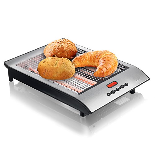 Preisvergleich Produktbild KHAPP Flach-Toaster Tischröster mit Timer und Krümelfach