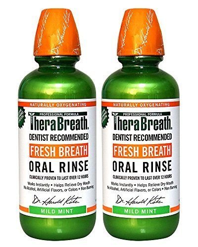 La Breath Co Breath Rince-bouche Oral - 500 ml, Menthe douce - Paquet de 2