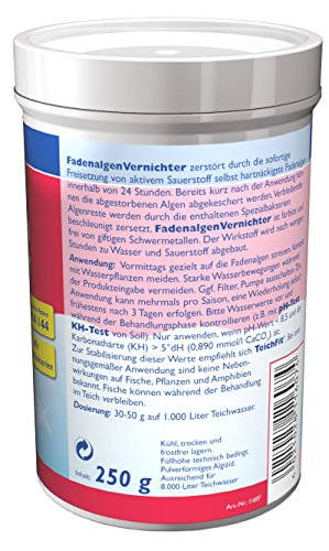 Söll 11607 FadenalgenVernichter – Mit Aktivsauerstoff und Spezialbakterien gegen Fadenalgen – 250 g - 4