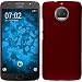 Produktbild PhoneNatic Case für Lenovo Moto G5s Plus Hülle Rot gummiert Hard-Case Case
