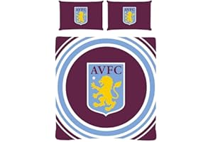 Forever Collectibles UK Limited Aston Villa FC Pulse Double Reversible Duvet Pulse Double Reversible Duvet