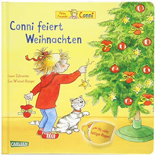 Conni-Bilderbücher: Conni feiert Weihnachten (Pappenbuch mit Klappen)