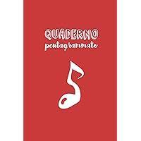 Quaderno Pentagrammato A5 - Oltre 100 Pagine, 6 Pentagrammi Per Foglio, Carta Color Crema - Foto 3