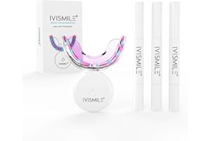LIFE INNOVATION Kit Blanqueador Dental Profesional con Luz LED 32X – 3 Geles Blanqueadores para un Blanqueamiento Dental Rápido en Casa – Elimina Manchas y Recupera tu Sonrisa Blanca.