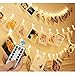 Price comparison product image [Remote & Timer] Four Heart 5M 40 LED Photo Clip String Lights(Warm White) - 8 Modes Choice USB Operated Photo Clips - Perfect for Hanging Pictures, Notes, Artwork