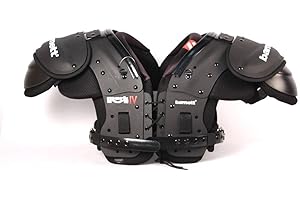 BARNETT Mark IV Noir Taille L épaulière de Football américain Pro, FB-LB-Te-OL-DL,