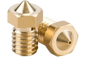 321-KONTOR Lot de 5. Buse d'imprimante 3D Nozzle 0,6 mm, pour E3D Hot Ends V5, V6 (0,6 mm)