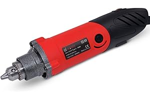 GOXAWEE 240W Die Grinder - Straight Grinder Mini Electric Drill Rotary Multi Tool, 6 Step Variable Speed, 8000-32000RPM (0.5-6 mm Collet)