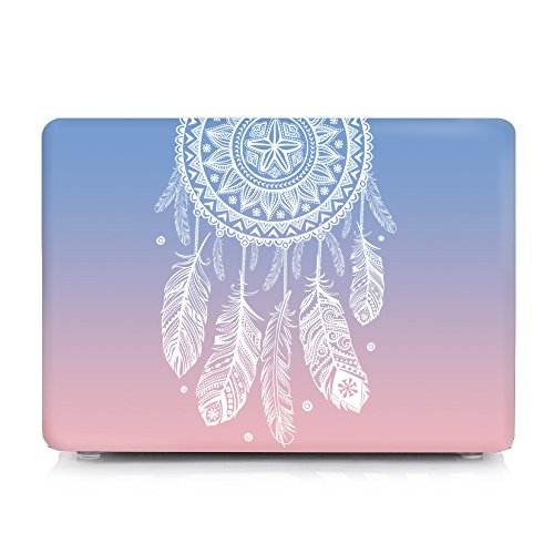 Batianda 15 Zoll MacBook Pro Retina Hülle,Dream Catcher Plastik Hartschale Schutzhülle Case für MacBook Pro 15 Retina (A1398) und Tastatur Abdeckung,Gradient Rosa - 3