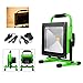 Produktbild VINGO® 50W LED Strahler IP65 Grün Arbeitsleuchte Baustrahler Akku Fluter Handlampe Warmweiß