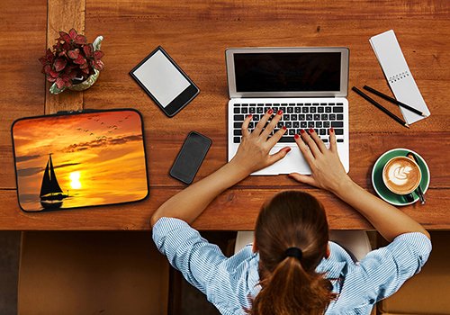 PEDEA Design Tablet PC Tasche 10,1 Zoll (25,6cm) neopren, Ocean Sunset - 5