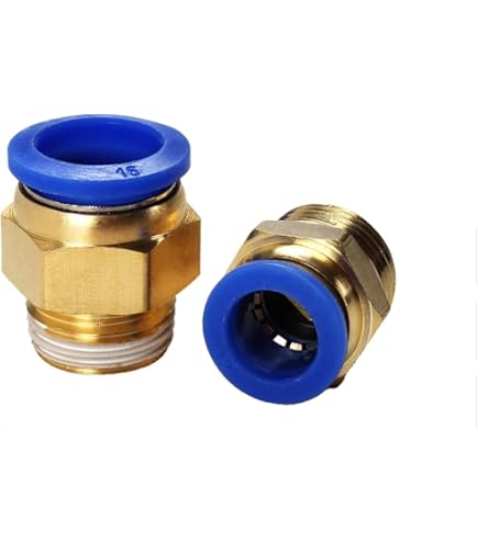 HARY Lot De 4 Raccords Pneumatiques Coudés à 90° De 6 Mm Avec Filetage