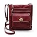 Produktbild Damenhandtaschen Ronamick Damen Leder Umhängetasche Cross Body Schultertasche Messenger Bag Henkeltasche Handtasche Tasche Henkeltasche Umhängetasche Schultertasche (Rot)