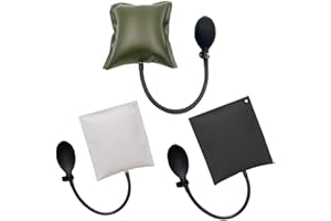 dancepandas Cuña De Aire Hinchable 3PCS Air Wedge Barra De Palanca para Montaje De Marco De Ventana De Puerta De Coche Instalar Cuña De Cuña Carga 400kg (Verde Blanco Negro)