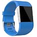 Produktbild Ersatzarmband für Fitbit Surge Fitnessuhr von Yuyoug, langes Ersatzarmband aus Silikon, verstellbar, mit Schnallenverschluss, inklusive Werkzeugsatz (3-teilig) mehrfarbig himmelblau