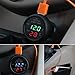 Produktbild 3 in 1 12 V 24 V KFZ Innen thermomenter Temp USB Ladegerät Spannung Gauge Meter