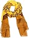 Produktbild Calonice Amorino Damen Schal Gelb Leopard Print 100% Polyester (L) 185x95 cm (LxH) 3001