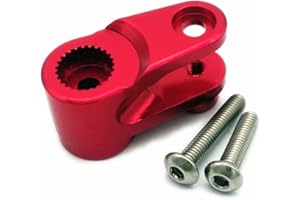 EPTNNASO Aluminum Servo Horn Servo Arm Red for Traxxas 1/10 MAXX 8947 RC Upgrade Part