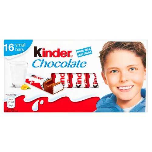 Kinder Chocolate, 16 x 12.5g Bars