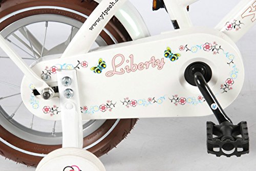 12 Zoll Fahrrad Holland Style Qualitäts Kinderfahrrad mit Stützräder weiss 21228 - 4
