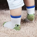OME&QIUMEI Baby Baby Baby Y Calcetines Calcetines Calcetines De Algodón Grueso.Rana Grism...