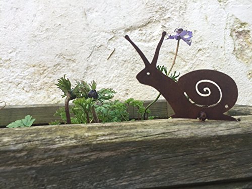 Gartendeko Krone groß offen Metall Rost Deko - 7