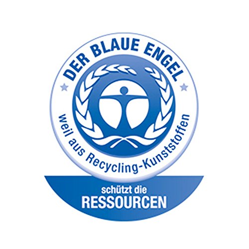 Öko Müllbeutel mit Zugband – 60 Liter (60 Stück) – Extrem Reißfest & Flüssigkeitsdicht – 3er Pack (3×20 Stück) – „Blauer Engel“ Zertifikat - 4