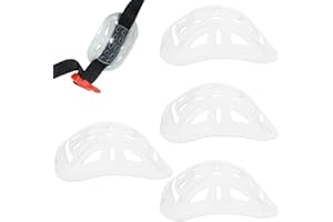 Luxylei 5 Uds Casco Transparente Almohadillas De Barbilla Casco Protector Correa De Barbilla Acolchado Reemplazo para Ciclismo Aire Libre Bicicleta Motocicleta Montar En Bicicleta