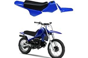 FAST PRO Kit de depósito de gas de plástico para carenado, guardabarros trasero, PW80 PW 80, color azul