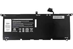 FESTAS 52Wh DXGH8 Laptop Ersatz Akku für Dell XPS 13 9370 9380 Inspiron 13 7390 7391 2-in-1 5390 5391 7490 Latitude 3301 E3301 Vostro 5390 5391 H754V 0H754V G8VCF P82G