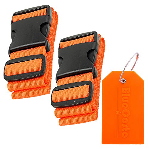 BlueCosto Luggage Strap Suitcase Straps Belts Travel Accessories