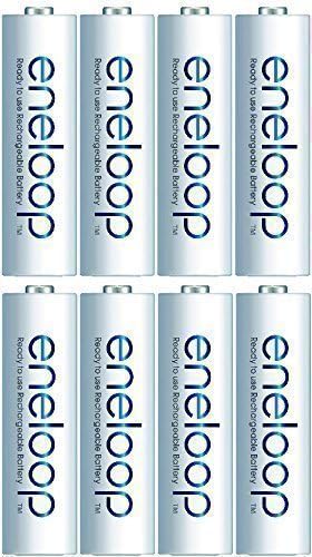 Panasonic eneloop 8×AA 2000mAh Ready to use for Multi use Ni-MH Rechargeable Batteries