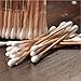 ELENXS 40Pcs Makeup Cosmetic Disposable Double Head Cotton Buds Swabs Sticks
