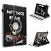 Produktbild UC-Express Tasche kompatibel für Jay-tech Tablet PC TXE10DS TXE10DW TXTE10D TXE10DW2 Hülle Schutzhülle Case Cover 360° Drehbar Standfunktion, Farben:Motiv 2