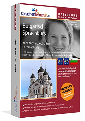Preisvergleich Produktbild Bulgarisch lernen für Anfänger (A1 / A2). Lernsoftware für Windows / Linux / Mac inkl. Audiovokabeltrainer