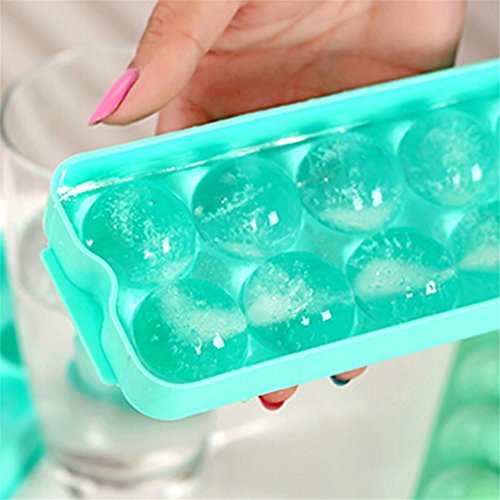 HENGSONG Eiskugel Form Kunststoff Eiswürfelformen Eisform Eis Kugeln Bällchen, Zufällige Farbe - 3