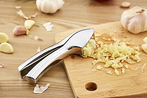 Keenest Knoblauchschneider Garlic Press häuslicher Knoblauch Crusher praktischer Küchenhelfer mit langer Verwendungsdauer für besseres Familienleben - 3