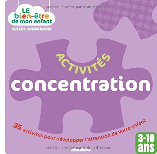 couverture de : Activités concentration