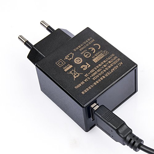 KFD Netzteil Ladegerät AC Adapter für Acer Iconia Tab A110 A1-810 A3-A10, Acer Iconia B1-710-83171G00nw 5,35V 2A mit 2.5*0.7mm Kids Tablet Nabi 2 II NABI2-NV7A NABI2-NVA Pipo Ultra-U3 / Max-M9, Ainol Novo 10 Hero, Fuhu NABI NABI2-NV7A, Mediacom SmartPad 102 S2 852i 706i, Linx 10 - 3