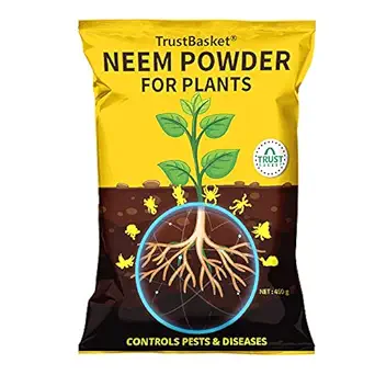 TrustBasket Neem Cake Powder Organic Fertilizer and Pest Repellent for Plants (450 GMS)