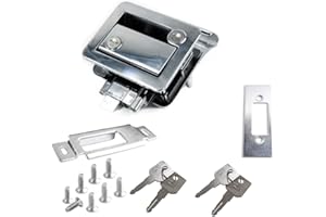 ASUDARO Serratura per porta camper, Chiusura del blocco per porta camper Serratura per porta d'ingresso per camper aperta interno e esterno Kit di Attrezzi per serratura per camper, rimorchio, yacht, caravan