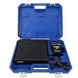 【Portátil】Peso: 3839 g, tamaño: aprox. 23 * 23 * 6 cm/9.1 * 9.1 * 2.3 pulgadas, compacto, con una caja de almacenamiento, muy fácil de transportar y guardar.