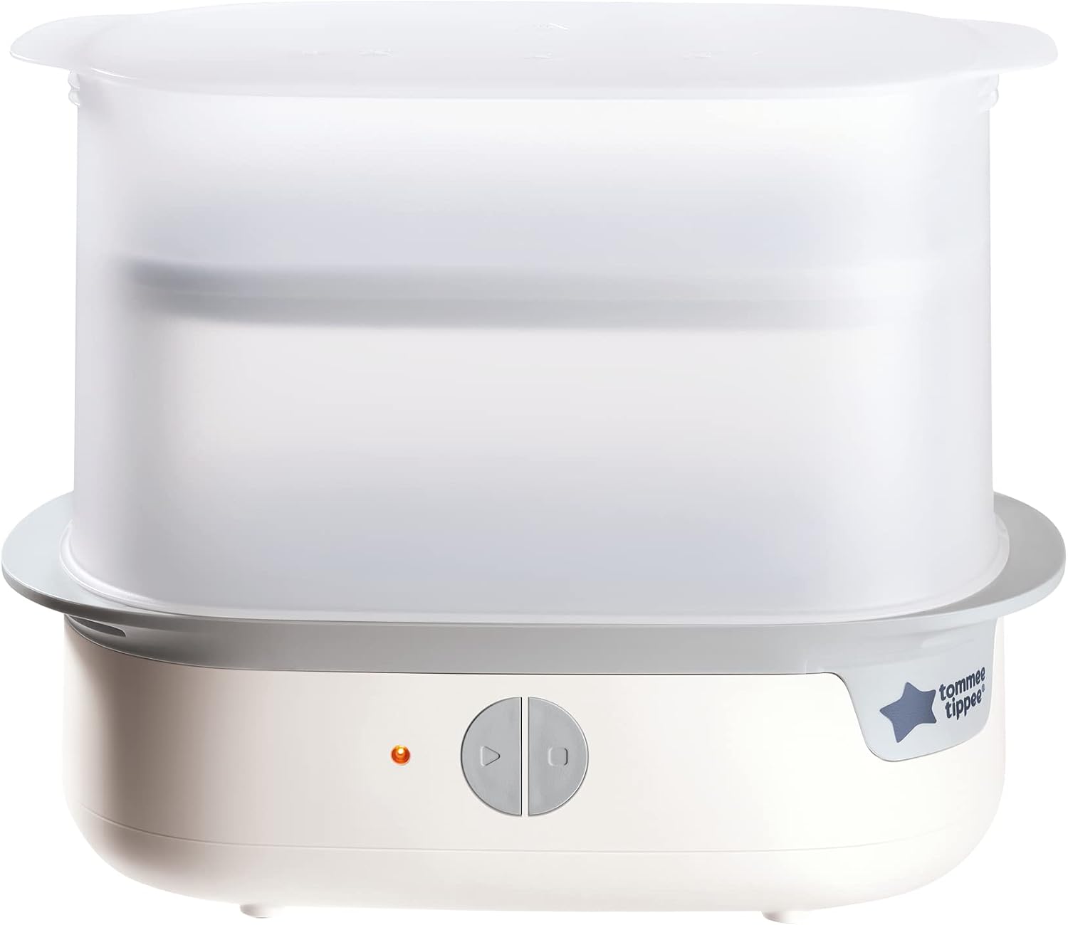 Tommee Tippee Supersteam Electric Steam Steriliser for Baby Bottles, Kills Viruses and 99.9 Percent of Bacteria, 5-Minute Sterilisation Cycle, White