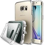 Galaxy S6 Edge Case - Ringke FUSION ***All New Dust Free Cap &amp; Drop Protection*** [CRYSTAL VIEW] Premium Crystal Clear Back Shock Absorption Bumper Hard Case with Free Back Film for Samsung Galaxy S6 Edge - Eco/DIY Package (Accessory)