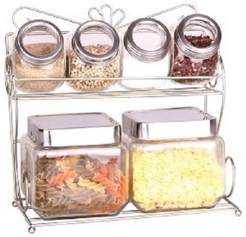 Reduced to Clear. Less Than Half Price! Kitchen Glass Storage Jars Spice Herbs Canister Cereal Pasta Spaghetti Dry Food Masala