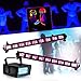 Produktbild Spezial Deko Halloween Gleitern Stange Neon Schwarzlicht 9 x 3wfluo Black Light + Mini ledstrobe LED
