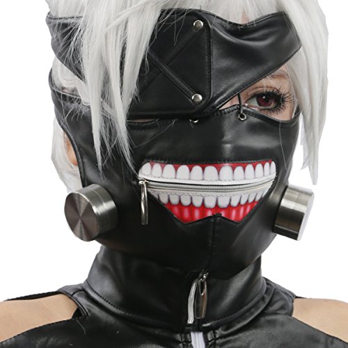 Xcoser Halloween Cosplay Prop Kaneki Ken Maske Horror Anime Kostüme Accessories - 2