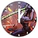 Produktbild Overwatch action Bild auf Wanduhr mit weißen stumpfen Zeigern und Ziffernblatt, Durchmesser 30cm, perfekte Dekoration für Ihr Zuhause, Super Geschenkidee für groß und klein