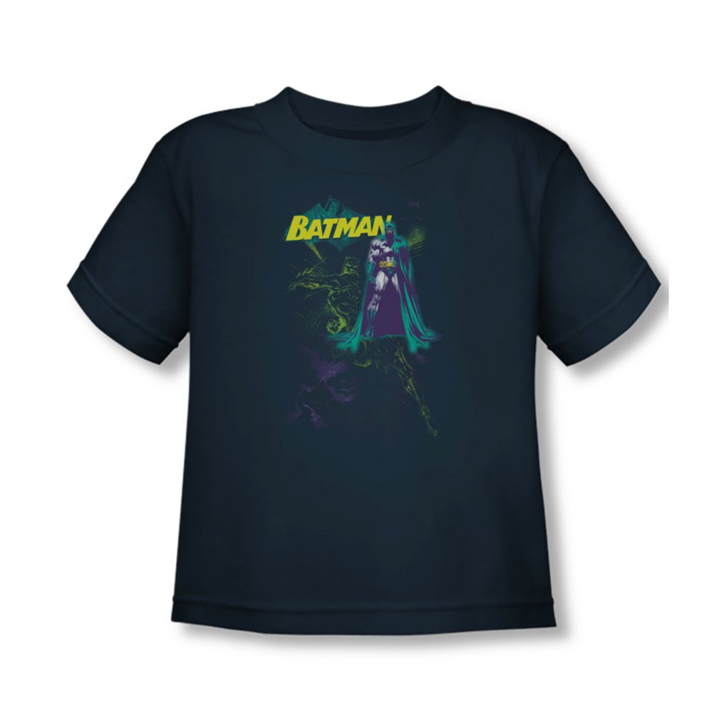 Batman-Kleinkind-Bat-Spray-T-Shirt-In-Navy-4T-Navy