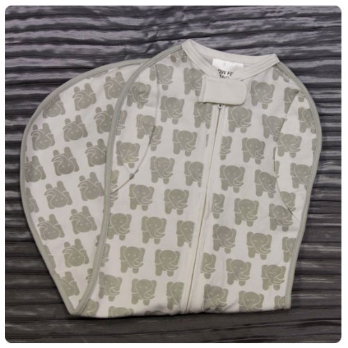 Woombie Convertible Swaddle Elephant Print (Big Baby)